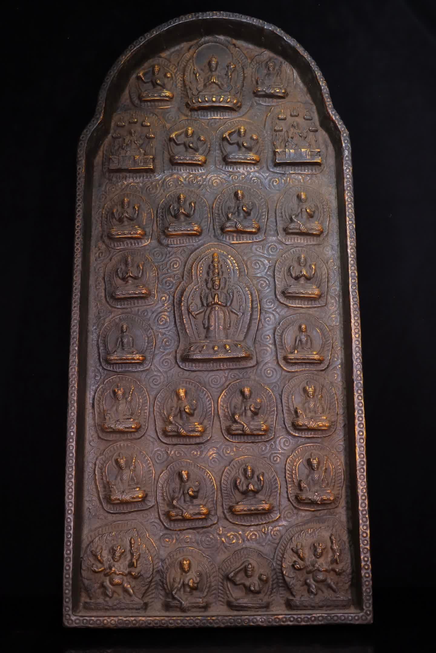 A piece of the core deity of the Supreme Yoga Department of Tibetan Buddhism in the Qing Dynasty, (1 of 13)