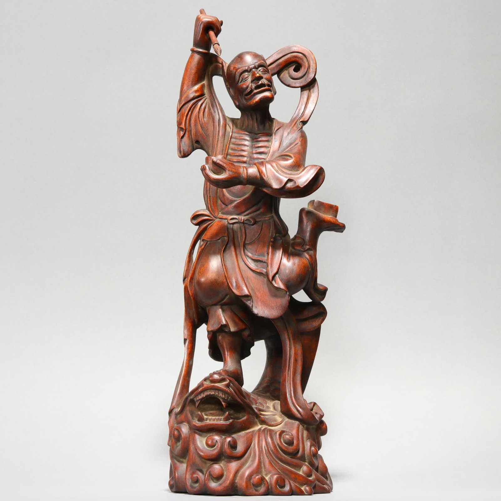 A Qing Dynasty agarwood star dot ornament (1 of 9)