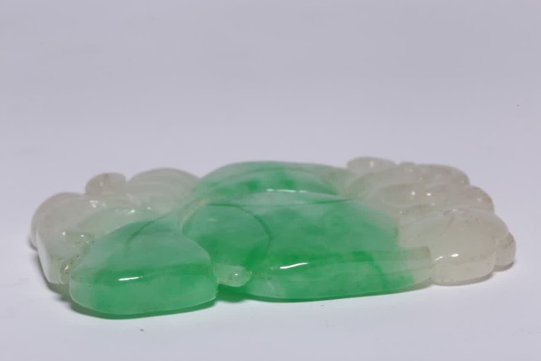 A Qing Dynasty jade longevity pattern card - 7
