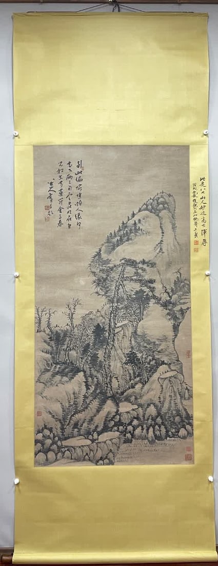 A landscape painting of the Eight Great Mountains (1 of 11)