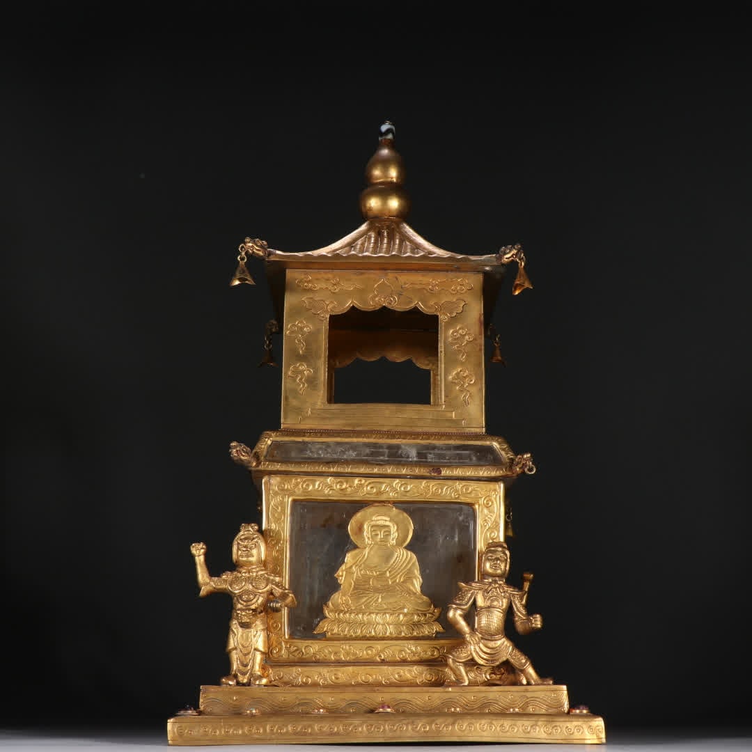 A Liao Dynasty crystal-clad stupa (1 of 9)