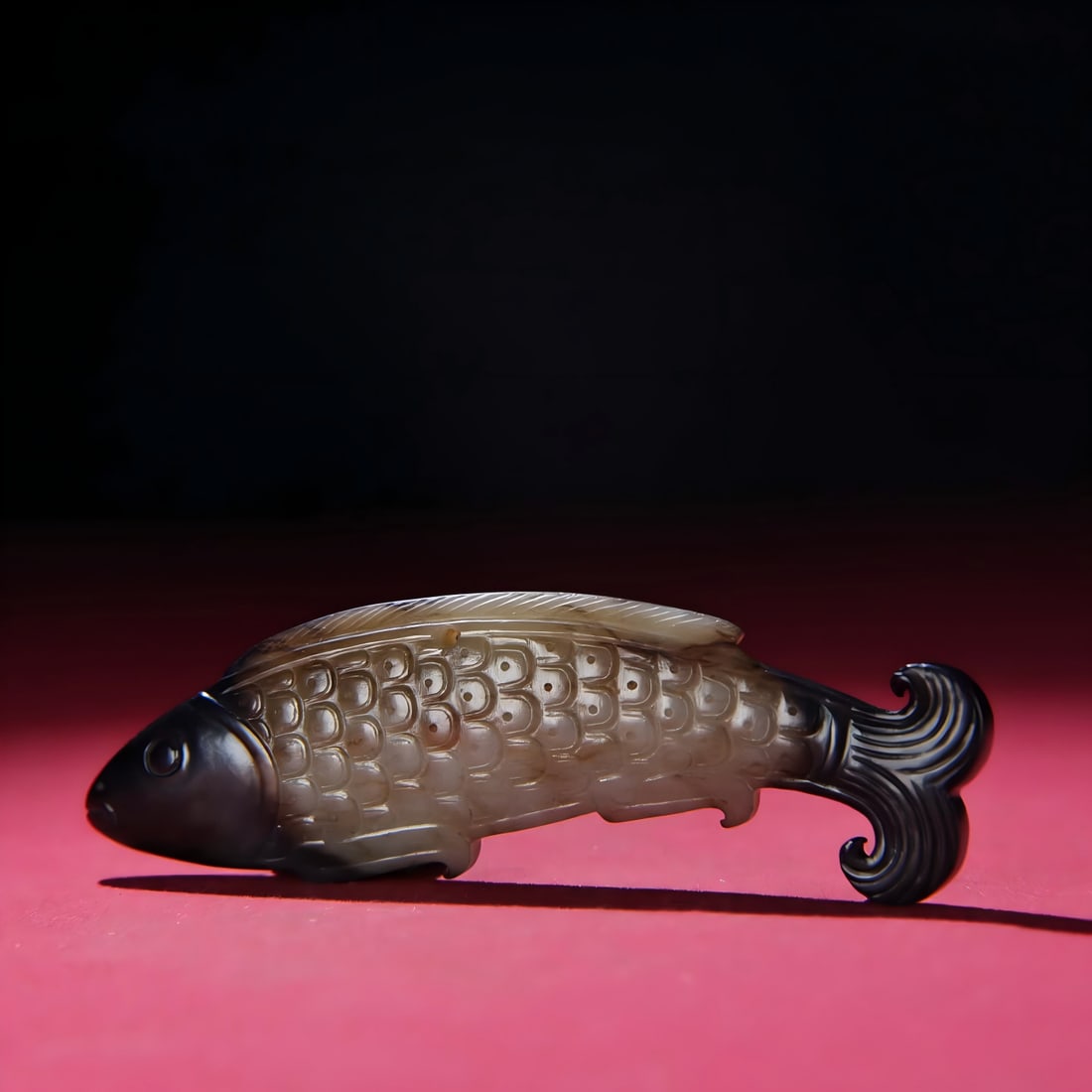 A Han Dynasty jade fish ornament (1 of 9)