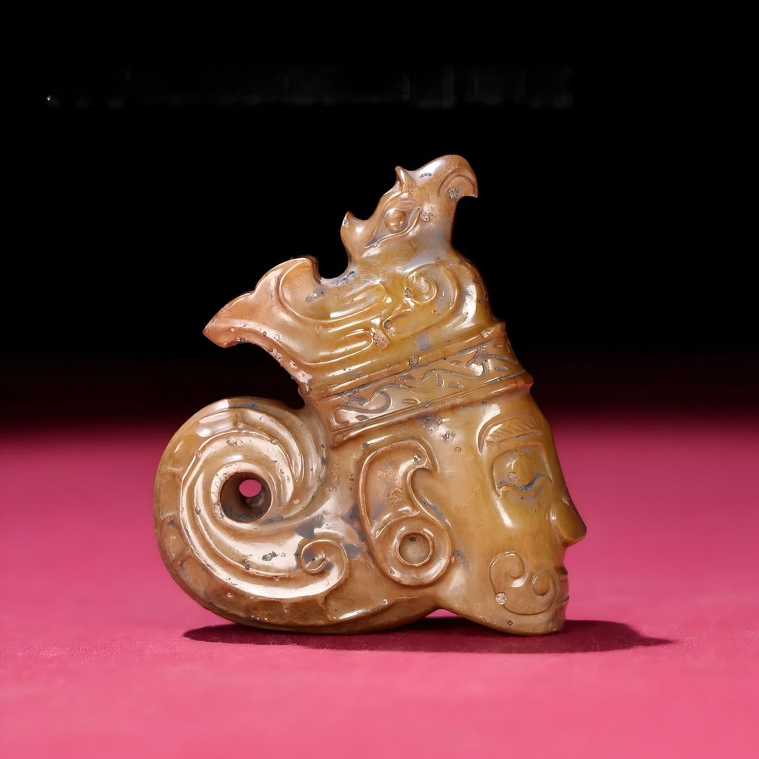 A piece of Shijiahe cultural god: Shijiahe cultural god hand SIZE: 60x69x25mm W:131g (The Dimensions Of All Batches Are Manually Measured.If You Need More Detailed Information, Please Contact Our Customer Service Before Bidding.)