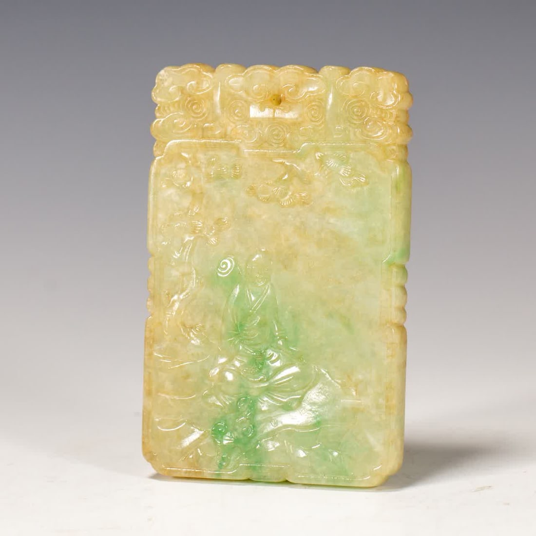 A Qing Dynasty jade brand (1 of 8)