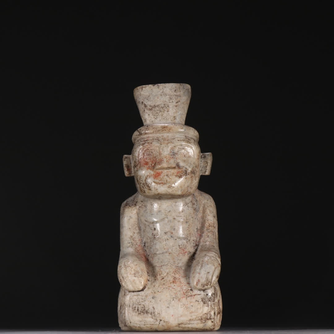 A piece of ancient jade kneeling (1 of 9)