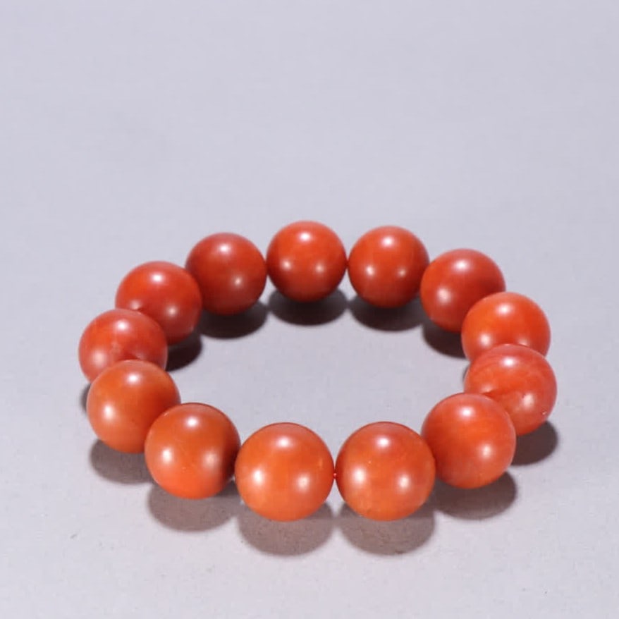 A Qing Dynasty southern red bracelet (1 of 9)