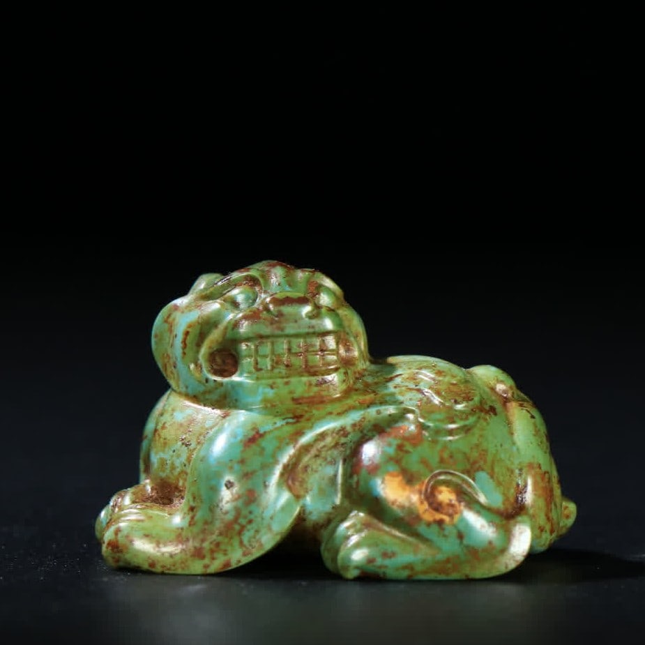 A Han Dynasty jade beast (1 of 9)