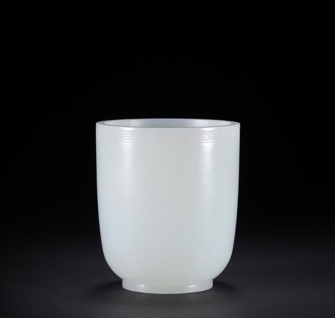 A Qing Dynasty Hetian jade cup (1 of 10)