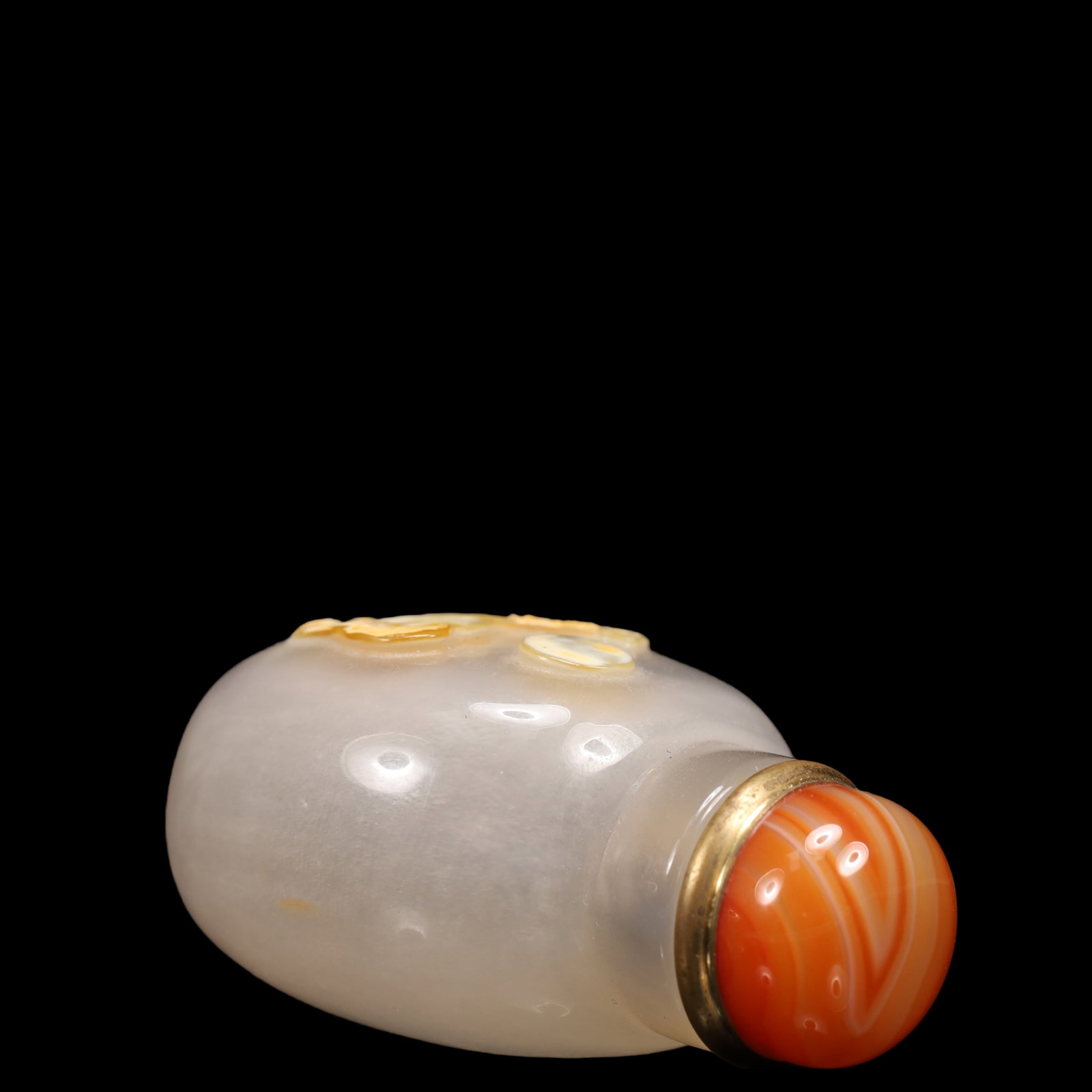 An Exquisite Agate Horse Pattern Snuff Bottle - 7