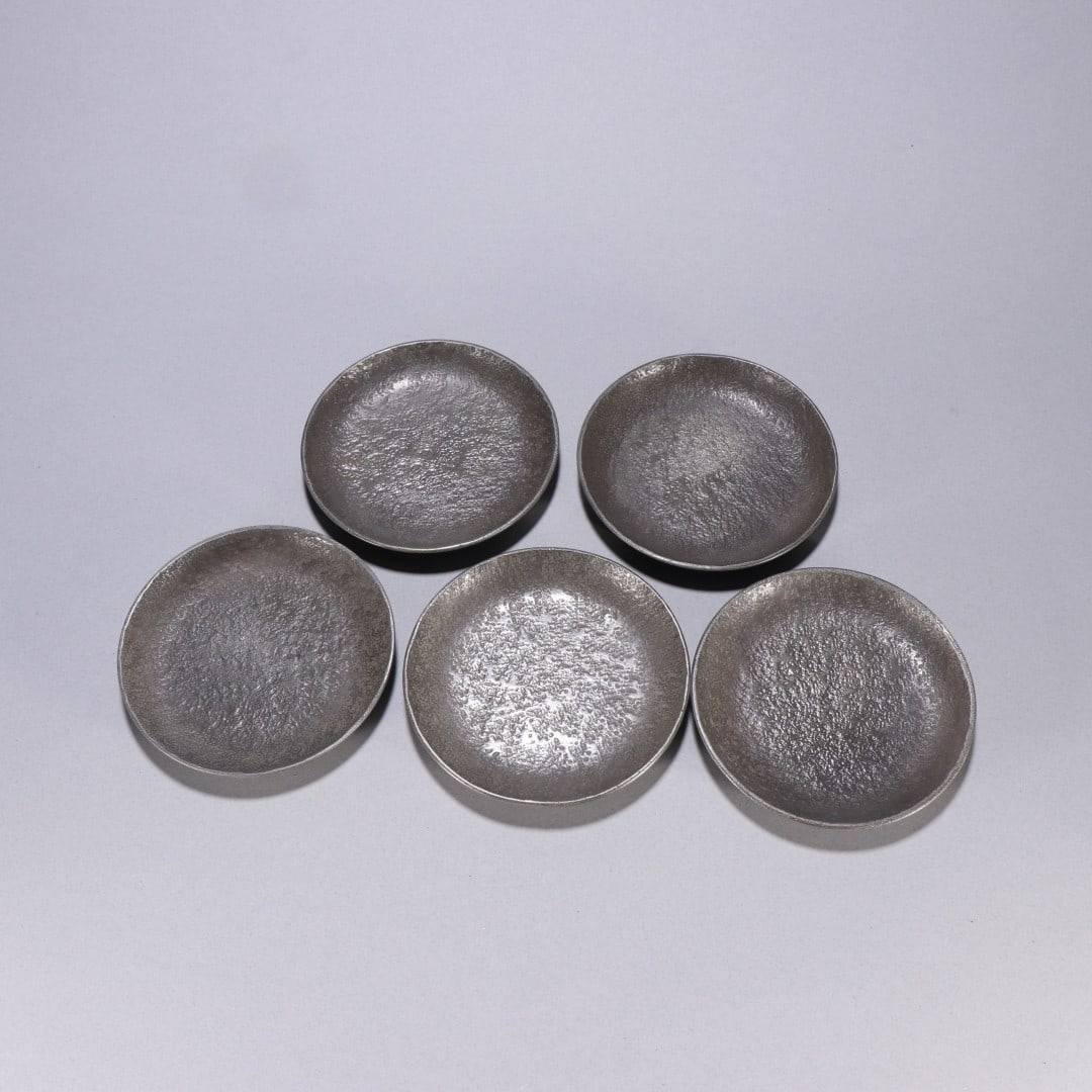 A Set of Fine Tin Ornament: A Set of Fine Tin Ornament Qing Dynasty, China Size:8.9cm Weight:448.2g (The Dimensions Of All Batches Are Manually Measured.If You Need More Detailed Information, Please Contact Our Customer Service 