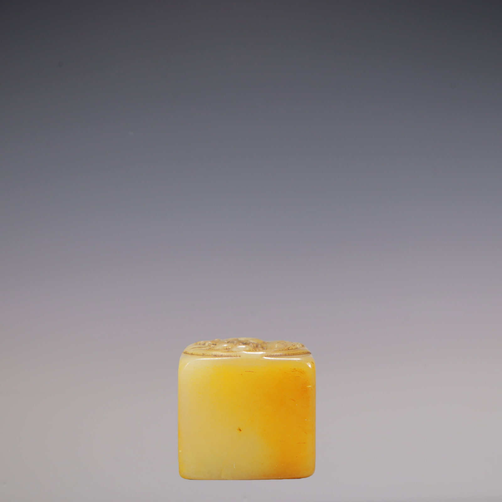 A Exquisite Shoushan Stone Lotus Pattern Seal (1 of 5)