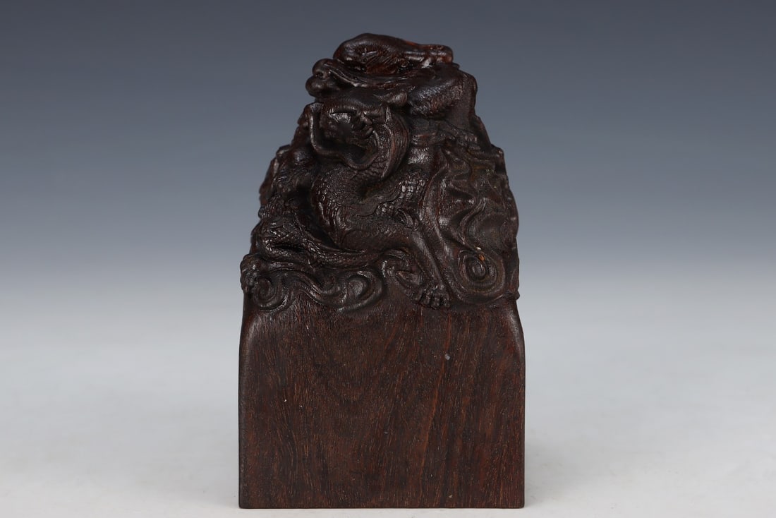 An Exquisite Eaglewood Dragon Pattern Seal - 6