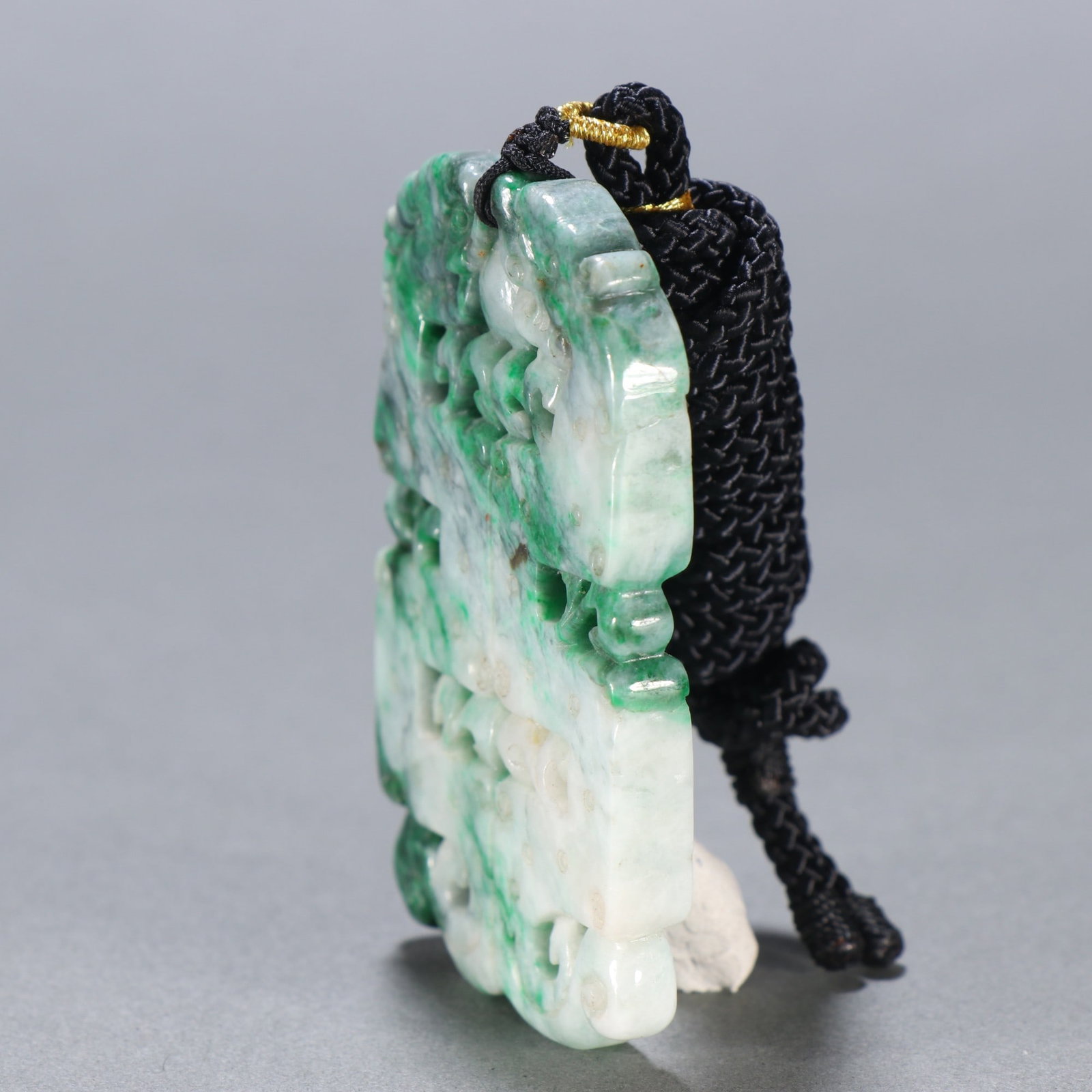 An Exquisite Jadeite Dragon Pattern Brand - 3