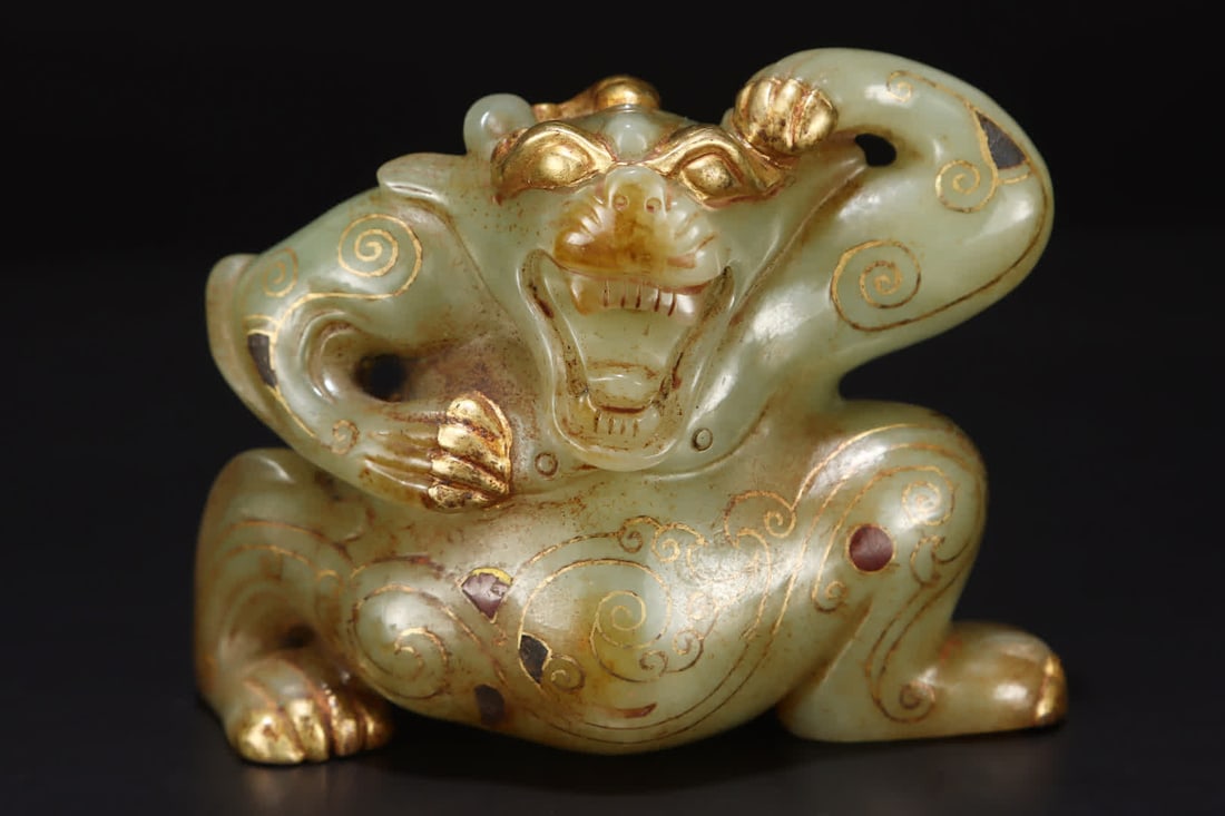 A War Han Culture Bear represents strength: The bear of the Han Dynasty culture represents strength SIZE: 6.5cm W:8.8cm (The Dimensions Of All Batches Are Manually Measured.If You Need More Detailed Information, Please Contact Our Customer Serv
