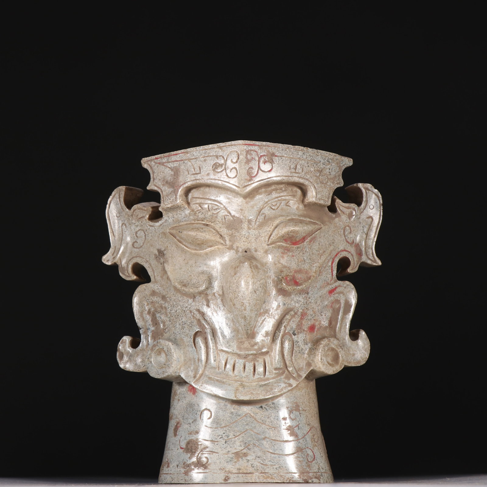 A statue of an ancient jade god (1 of 9)