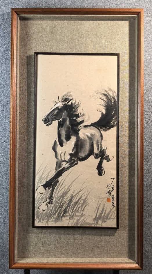 A painting of Xu Beihong's "Horse" (1 of 7)