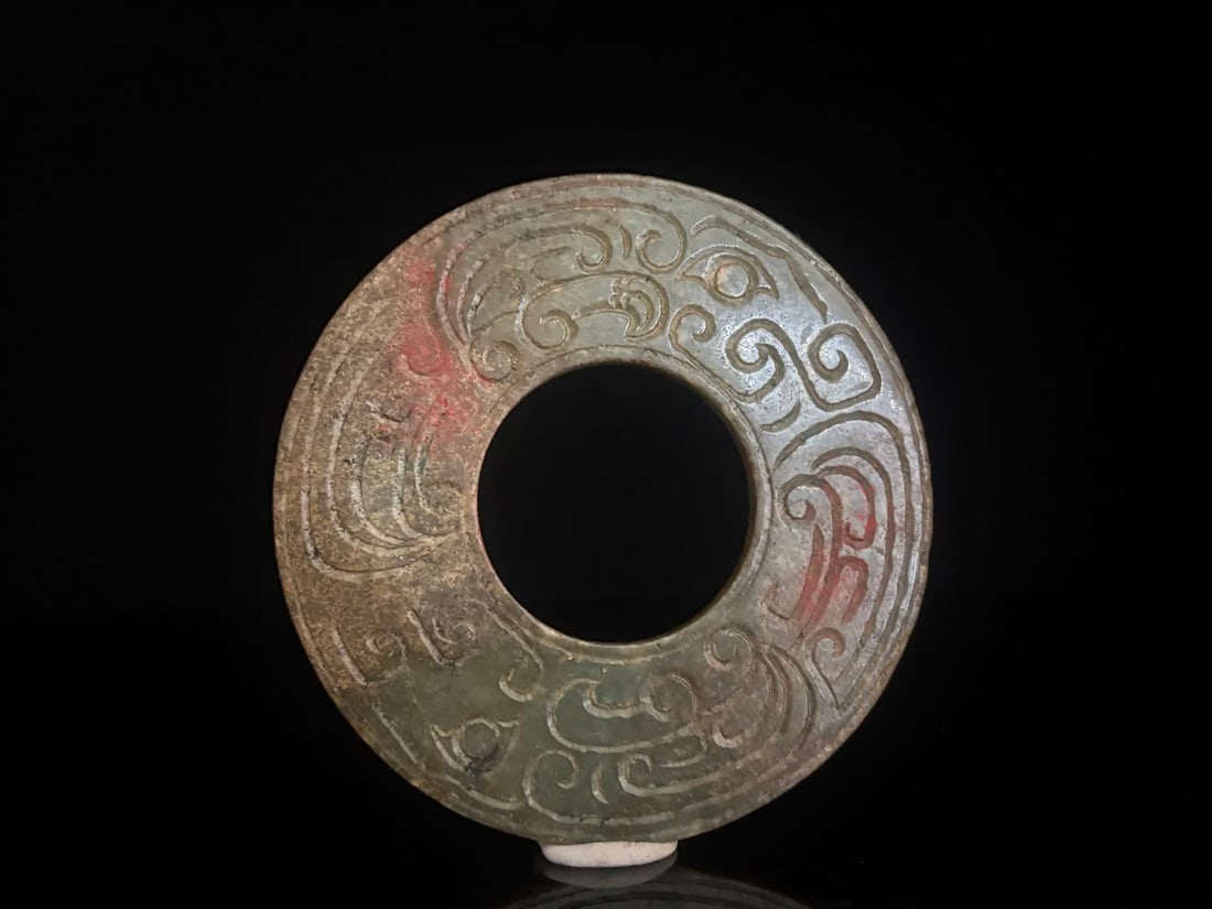 An ancient jade dragon pattern jade - 2