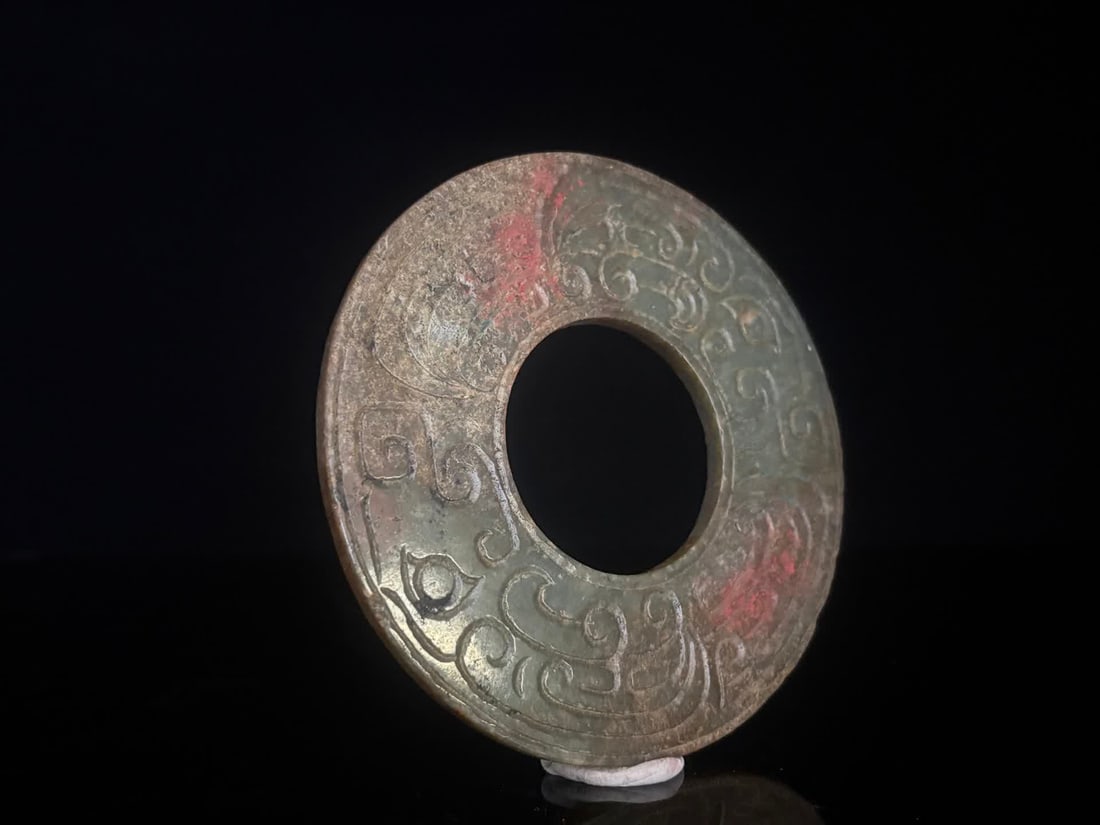 An ancient jade dragon pattern jade - 3