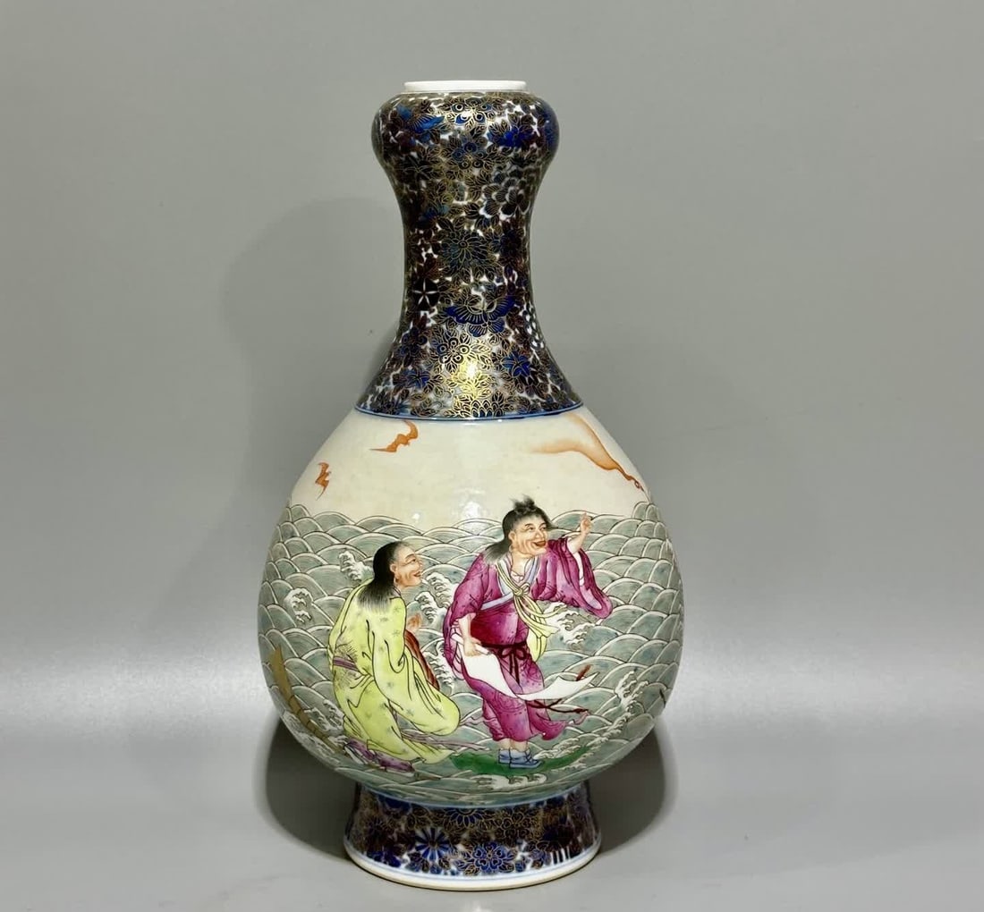 A piece of Qianlong year of the Qing Dynasty bangs play the golden toad character story picture (1 of 10)