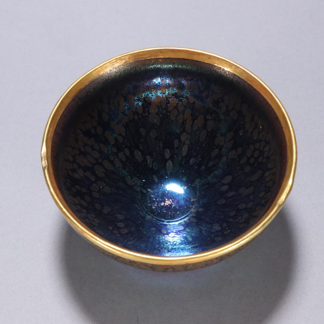 A Qing Dynasty kiln oil dripping cup: Qing Dynasty kiln oil dripping cup SIZE: H:7cm W:12.1cm (The Dimensions Of All Batches Are Manually Measured.If You Need More Detailed Information, Please Contact Our Customer Service Before Bidding.)