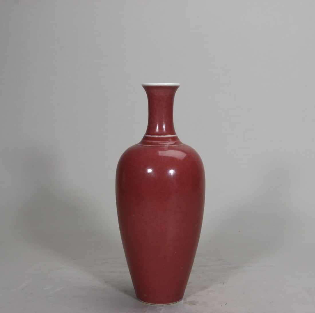 A Qing Dynasty Kangxi cowpea red Lai Raizun (1 of 10)