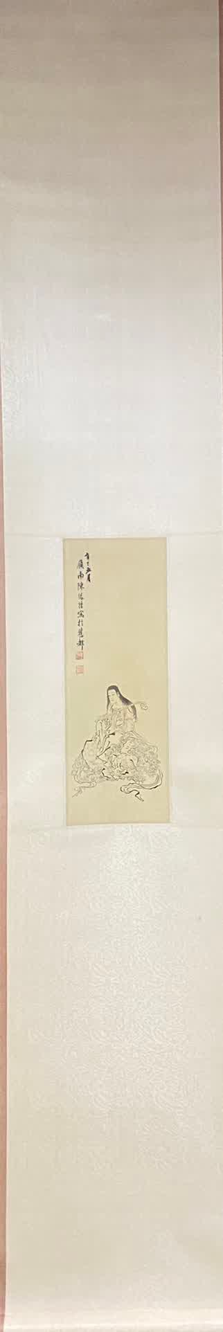 A figure painting by Chen Yuandu (1 of 9)