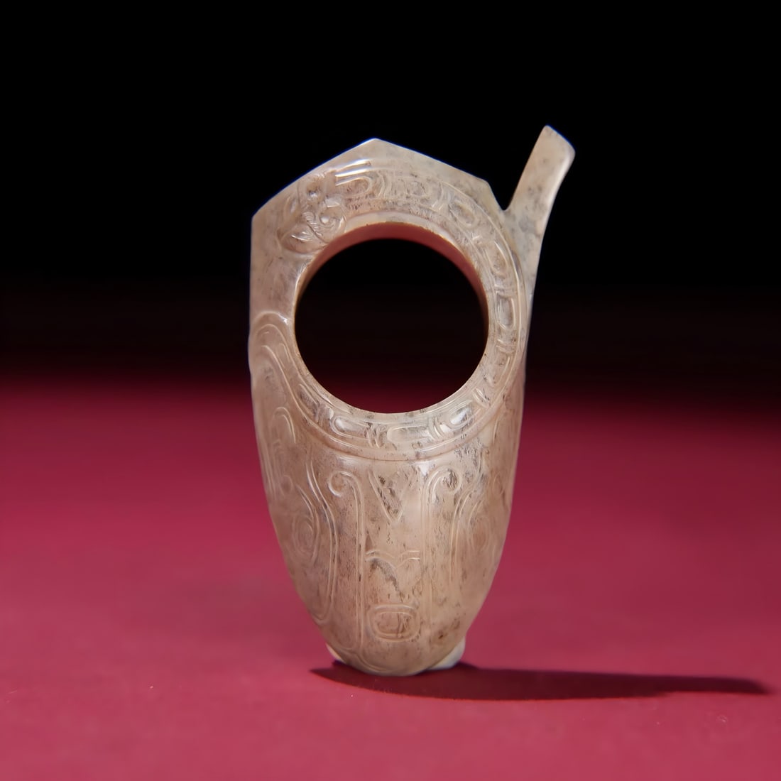 A piece of Han Dynasty jade seed material jade sword (1 of 9)