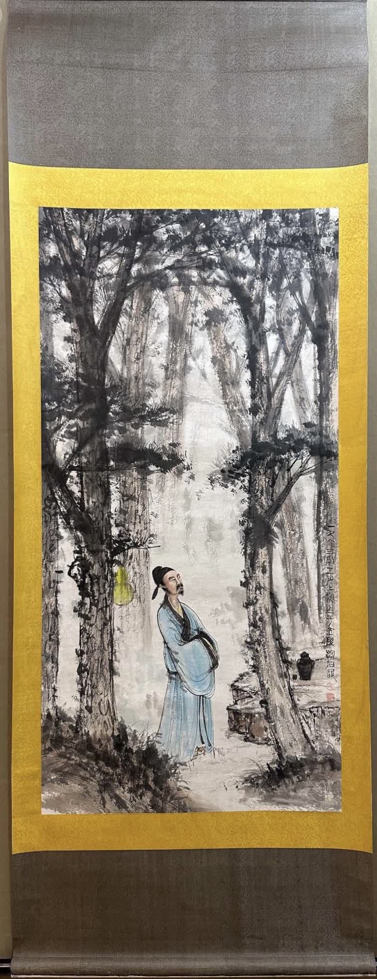 A painting by Fu Baoshi (1 of 9)
