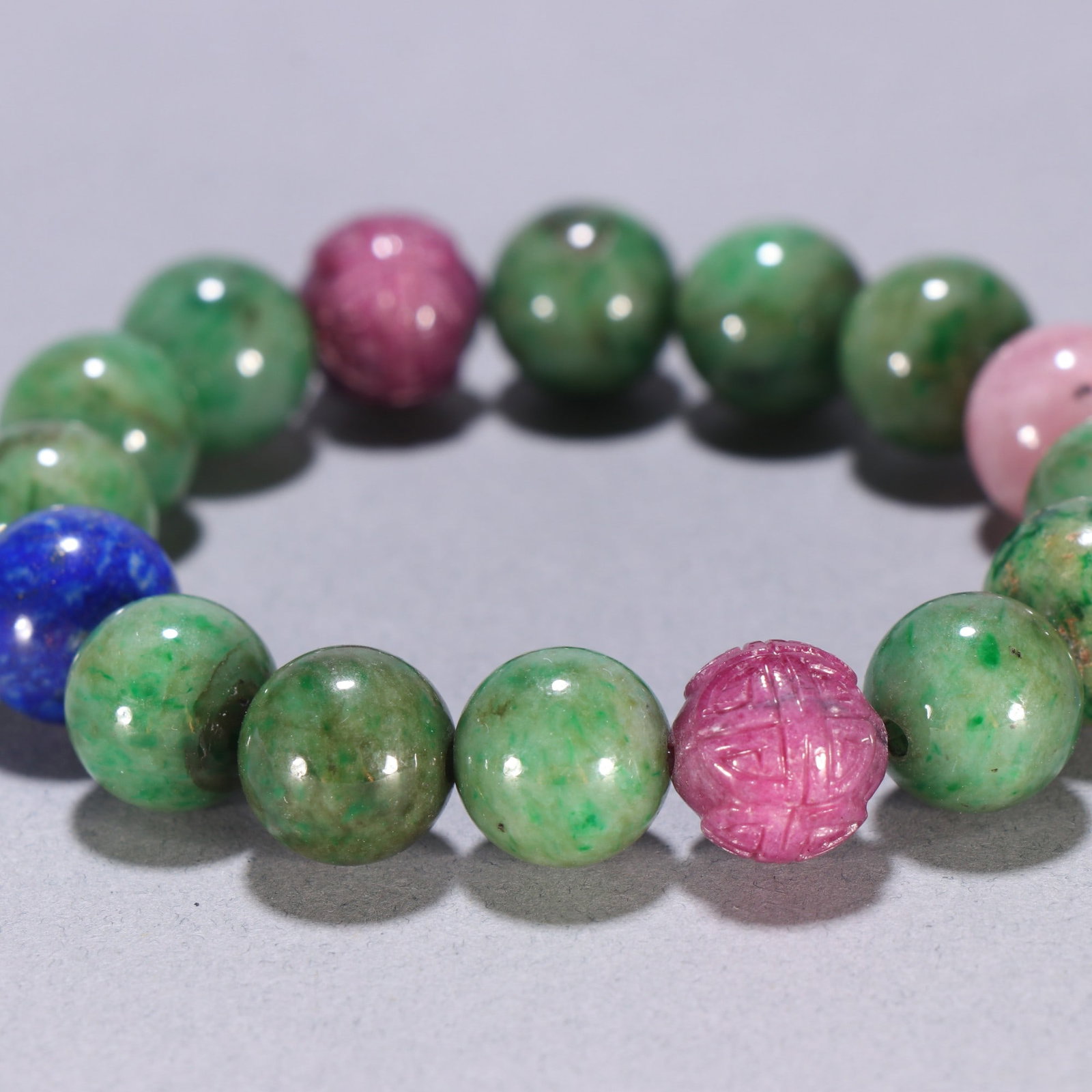 An Exquisite Jadeite Bracelets - 8