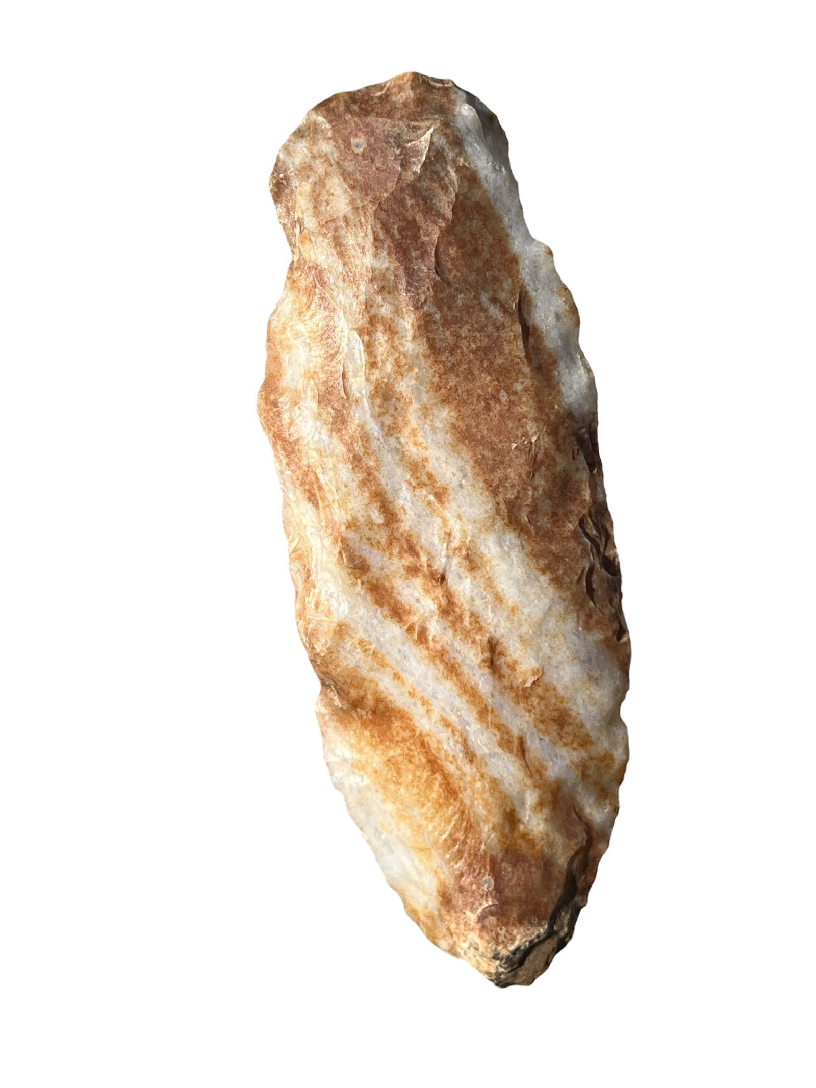 Kaolin Chert Arrowhead. Monroe County, Indiana (1 of 2)