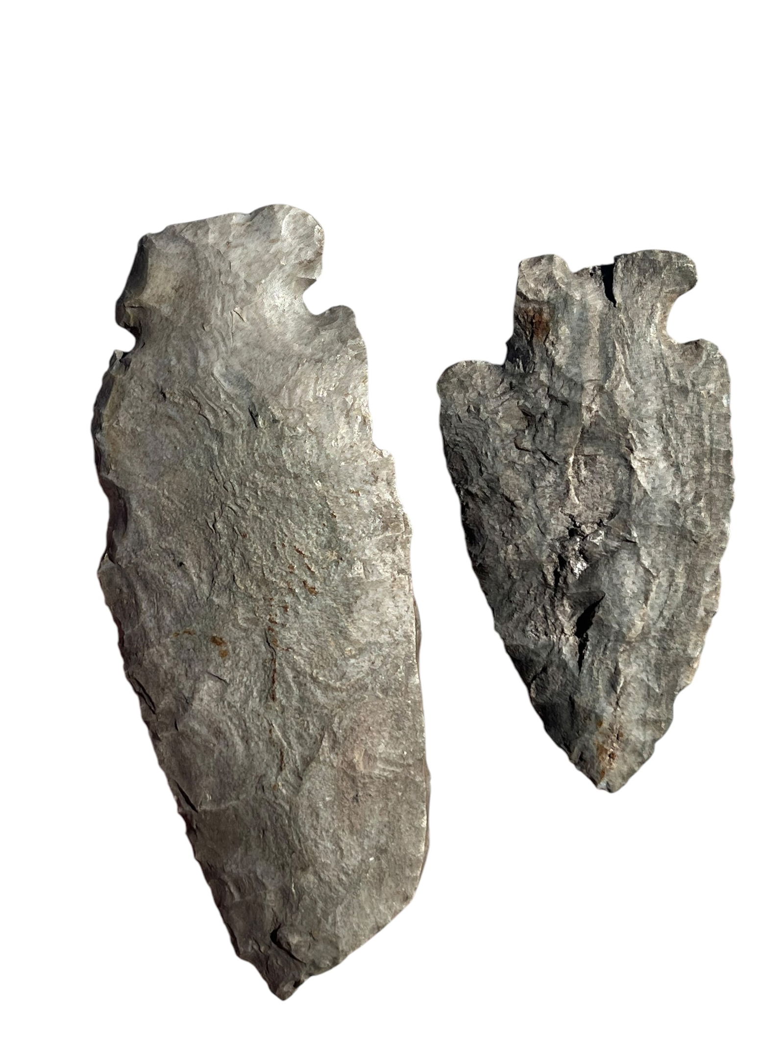 2 Heartbreaker Dovetails. Indiana Green / Attica Chert (1 of 2)