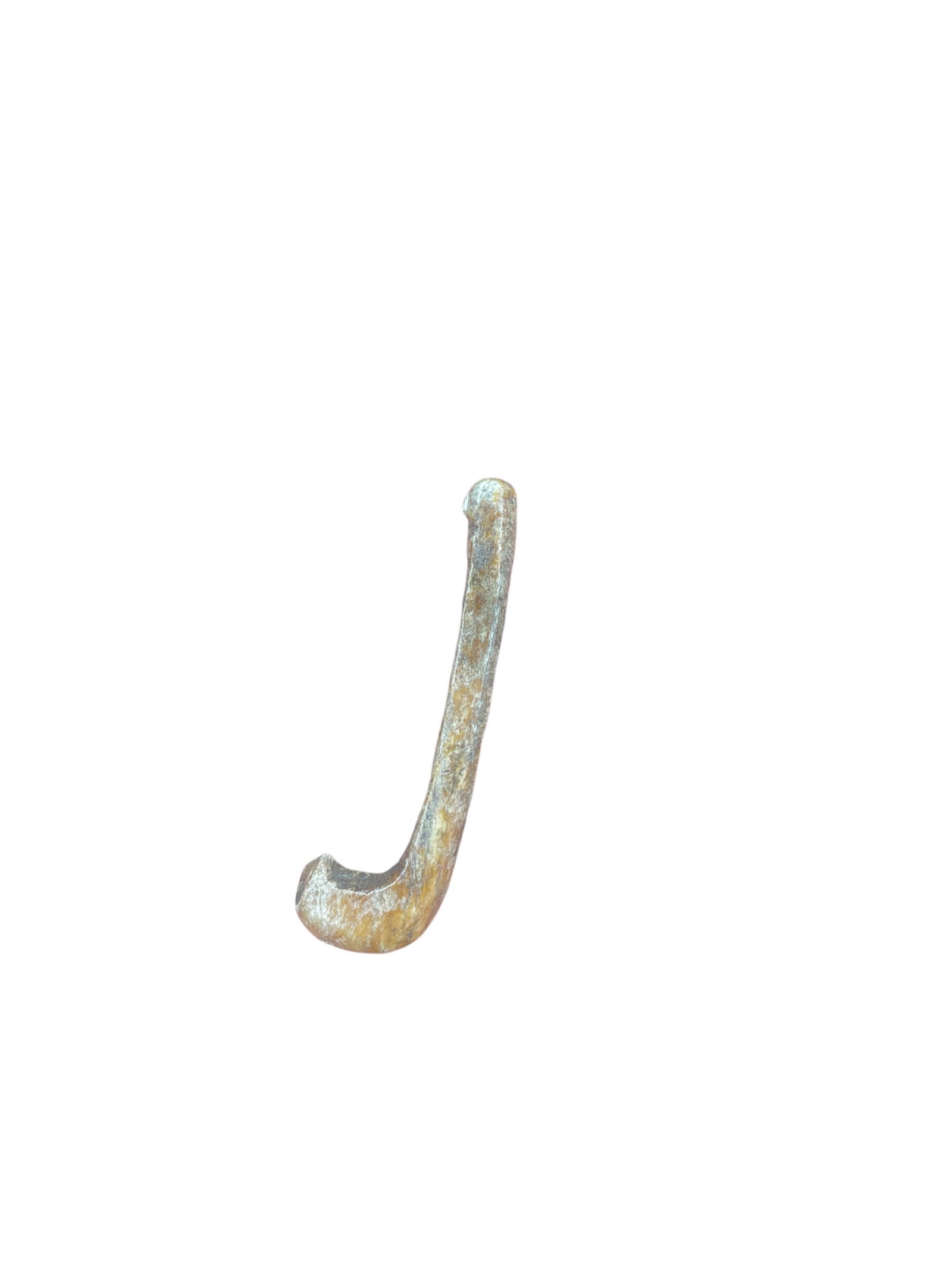 Bone Fish Hook. Harrison County, IN: Bone Fish Hook found in Harrison County, IN. 1 5/8".