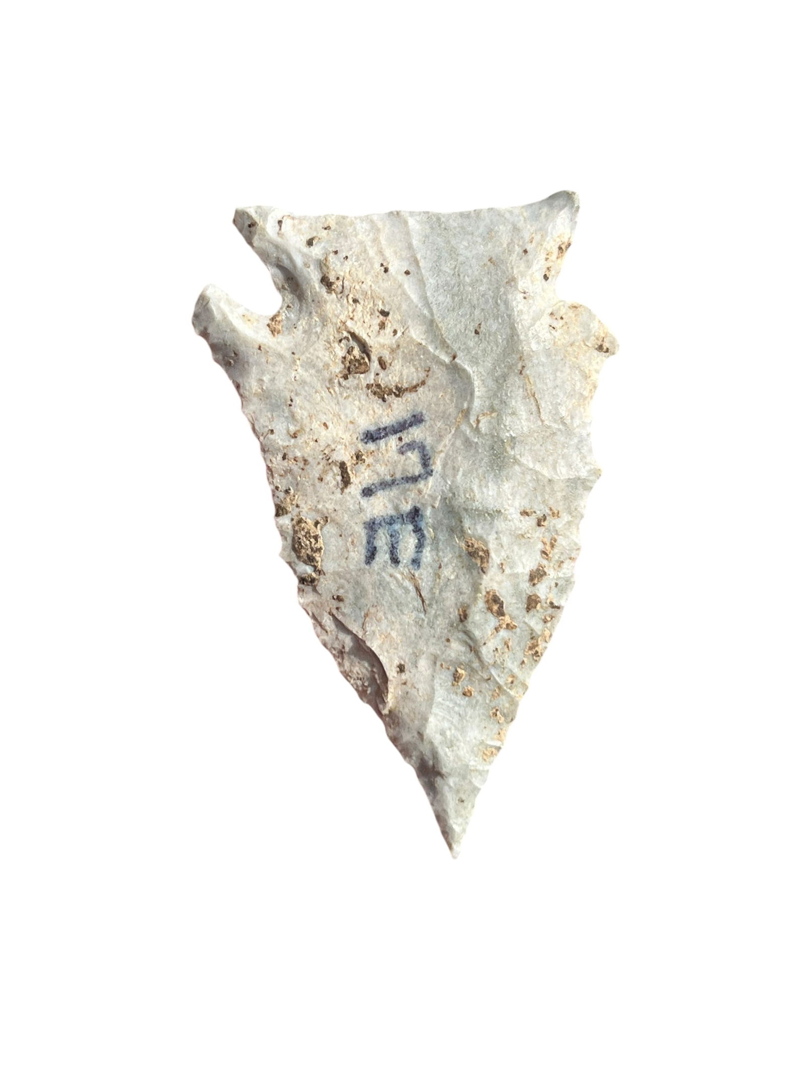 Needle Tip Arrowhead. Indiana Green / Attica Chert (1 of 3)