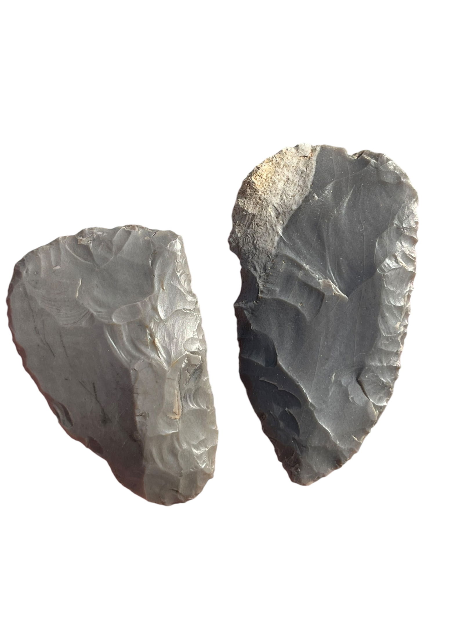 2 Hornstone Blades. Ohio. Ex Larry Morris (1 of 3)