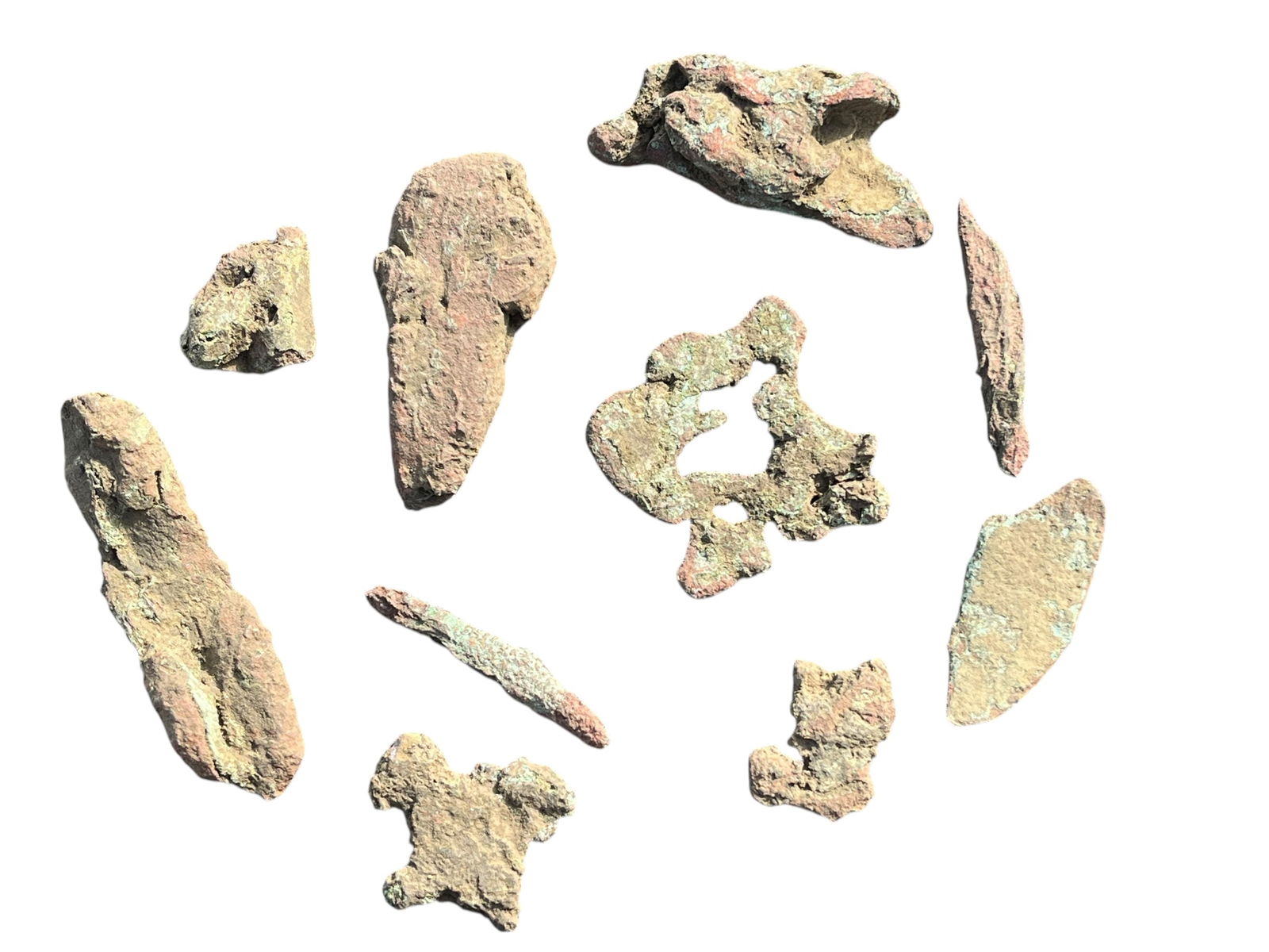 10 Copper Pieces. Art Gerber Collection (1 of 3)