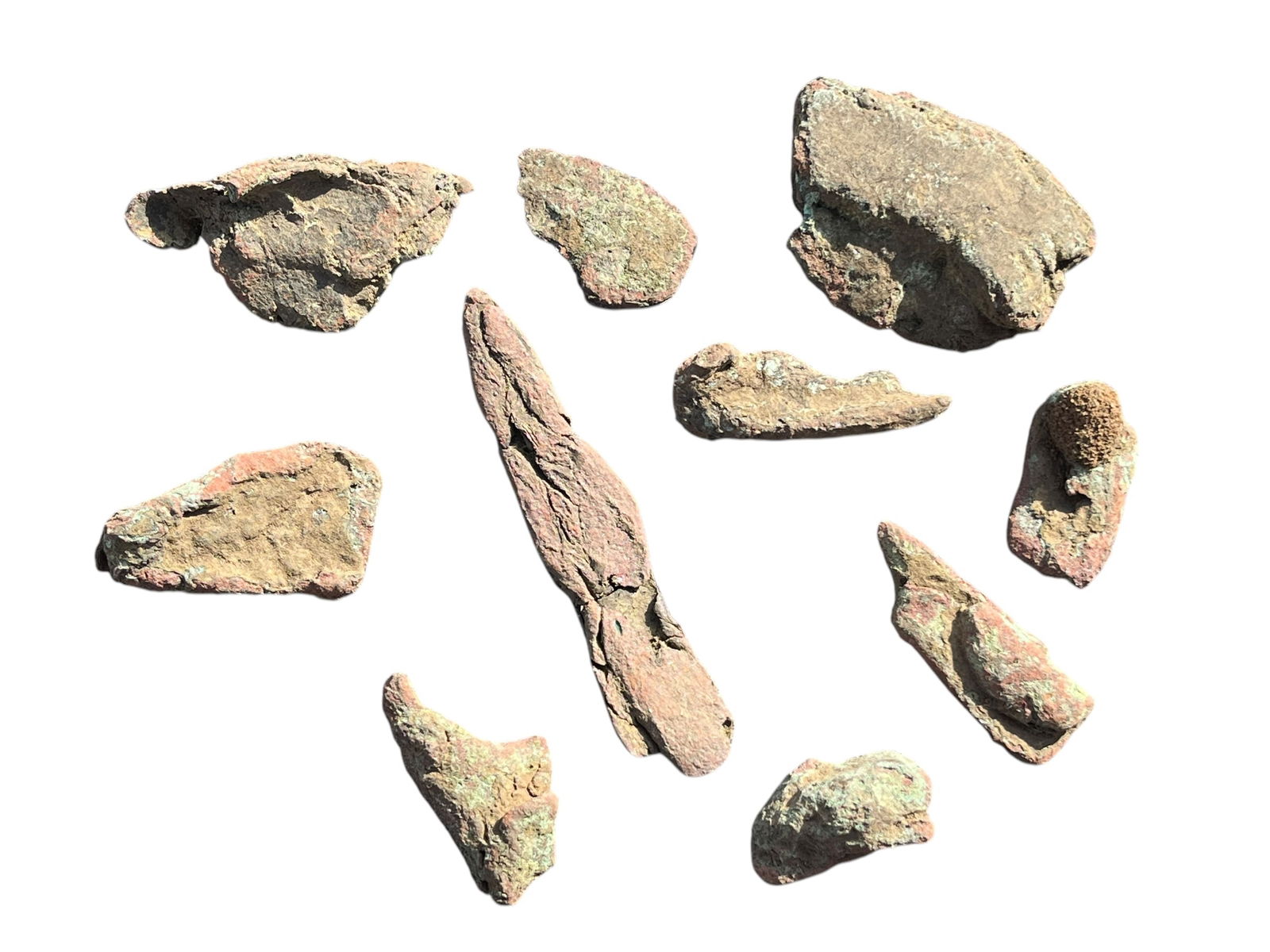 10 Copper Pieces. Art Gerber Collection (1 of 3)