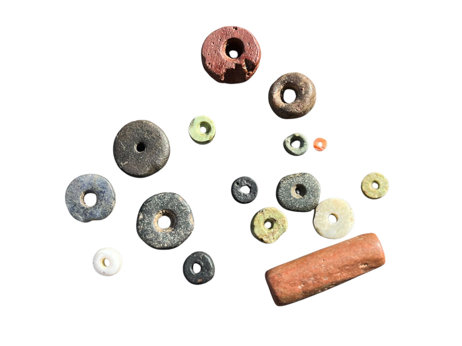 15 Precolumbian Beads (1 of 2)