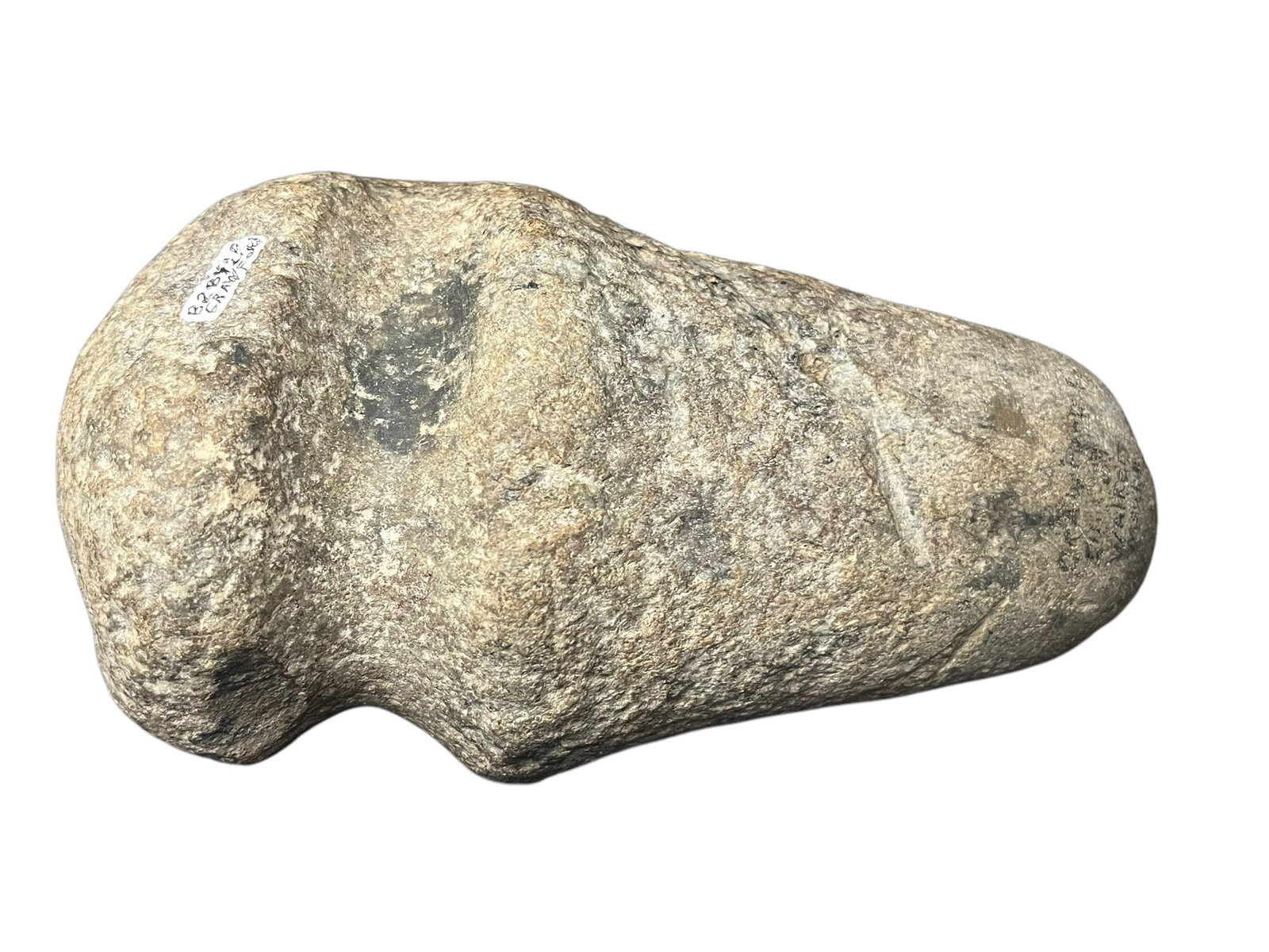 3/4 Groove Axe Head. Walker Mound. Crawford Co, IL.: ¾ Groove Axe found at the Walker mound in Crawford Co., IL. ex Cheryl bone and Pesch. 5 ¾” by 3 ⅛”