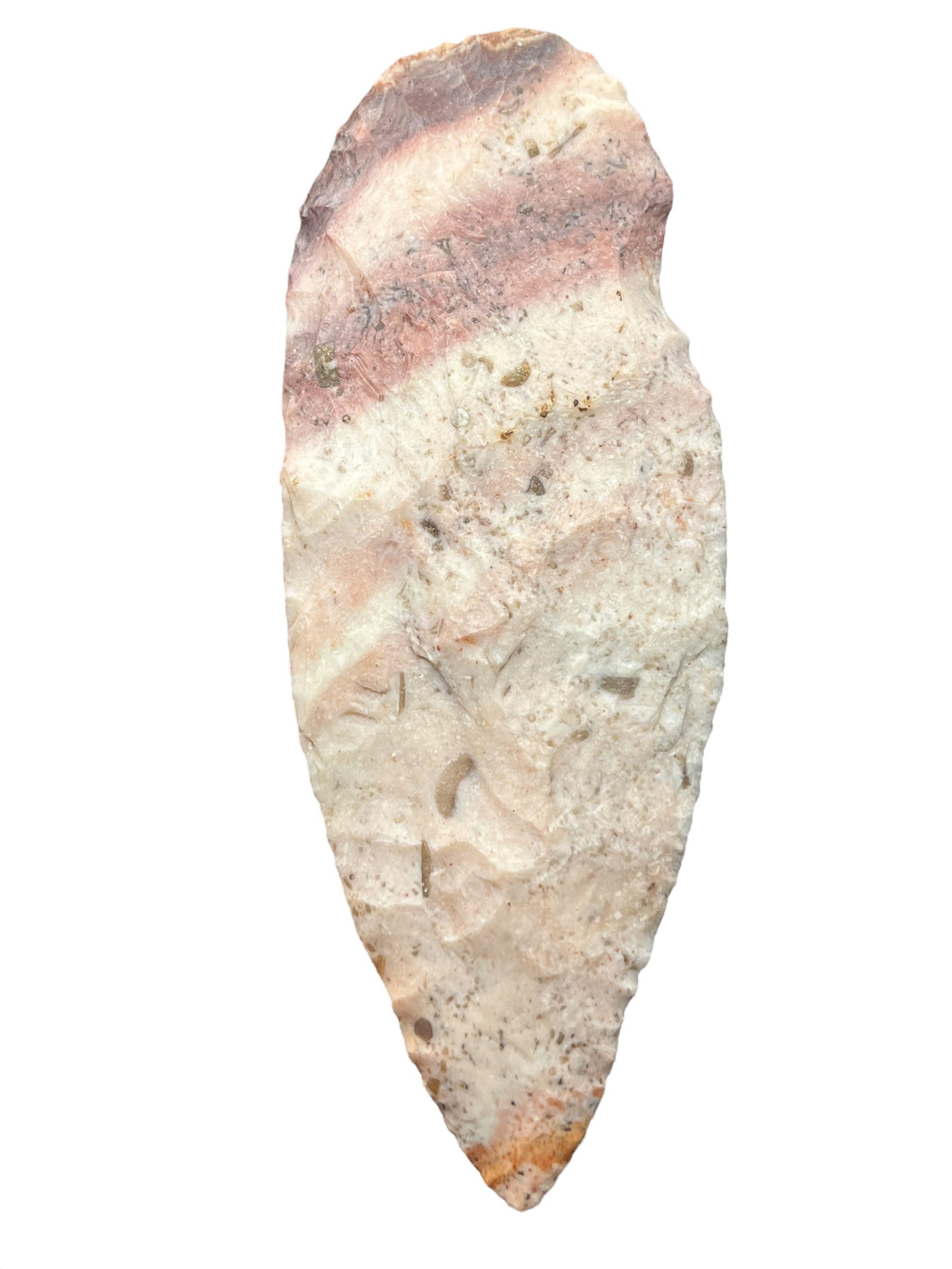 Hopewell Blade. Pettis Co, MO. Ex Mitch Lewis: Hopewell blade. Burlington chert. Pettis co, MO. Ex Mitch Lewis 2 13/16”