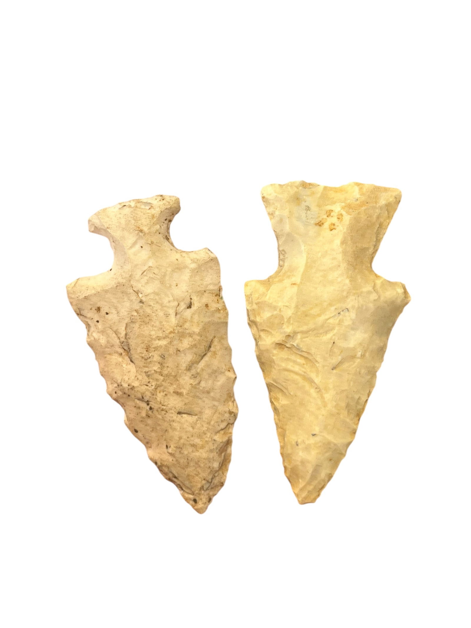 2 Arrowheads. Monroe County, IN (1 of 2)