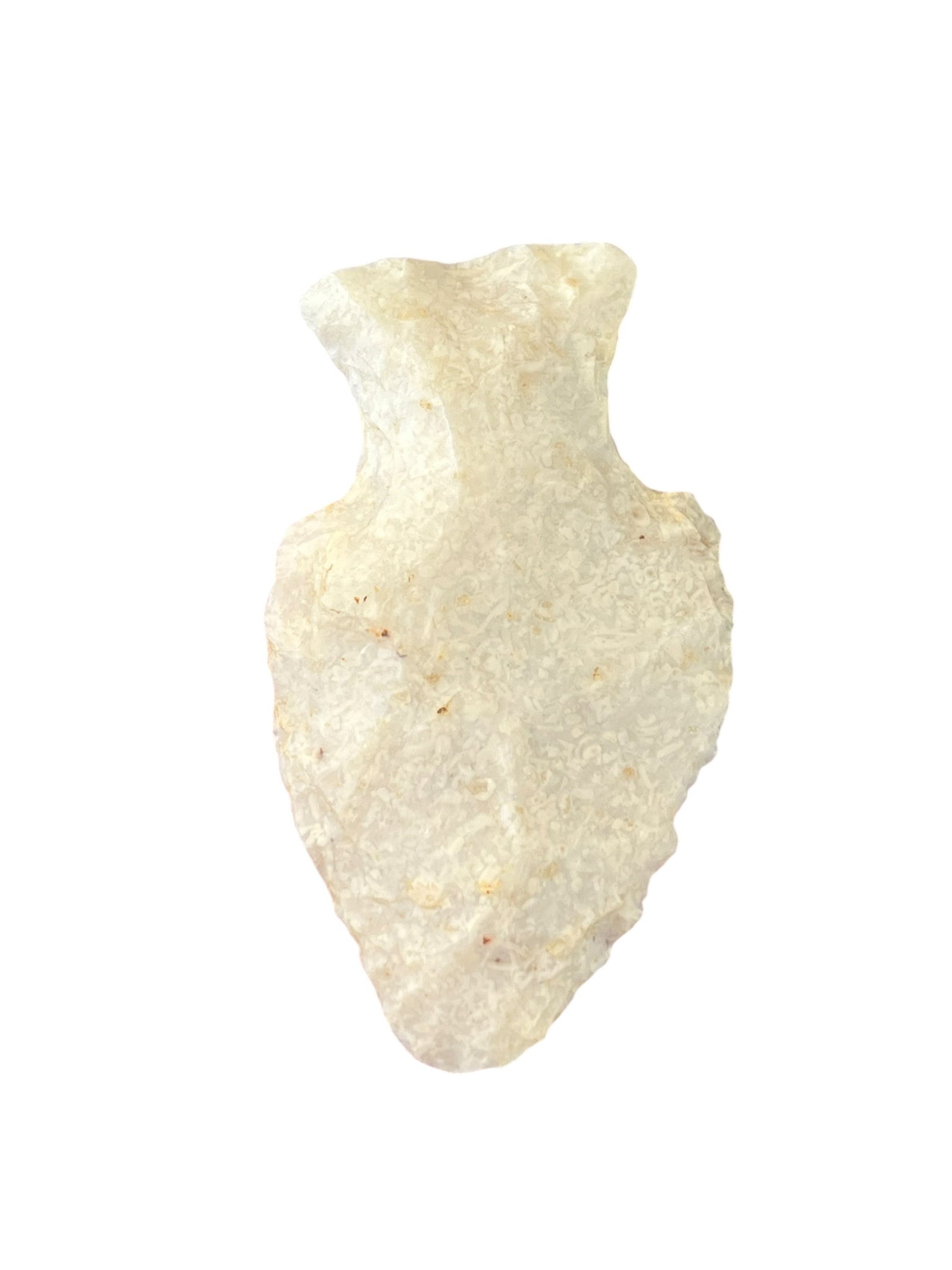 Kaolin Chert. Table Rock Arrowhead. Southern IL (1 of 2)