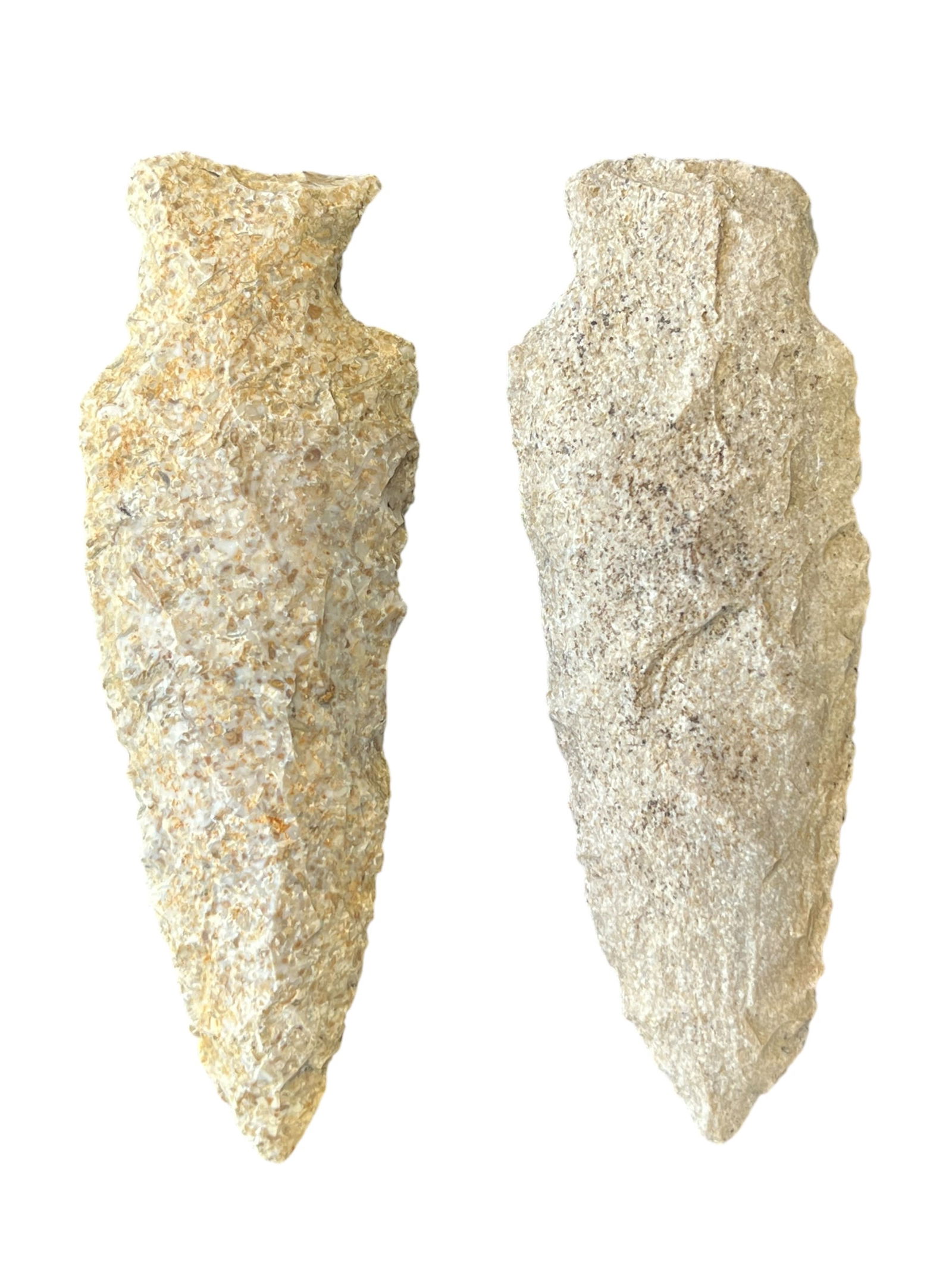 2 Harrodsburg Chert Arrowheads. Monroe Co, IN (1 of 2)
