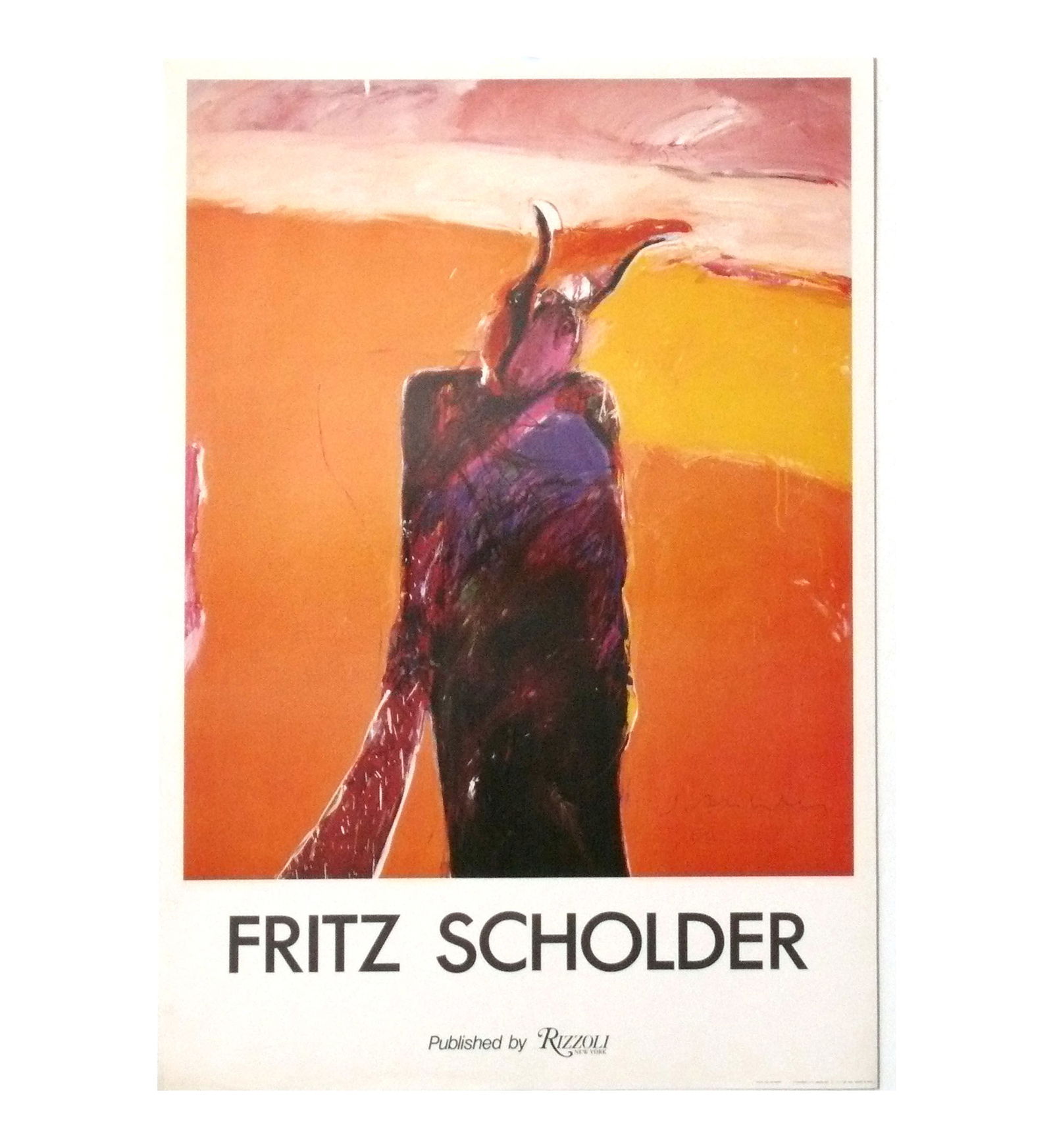 Fritz Scholder Gallery Exhibition Poster, Signed by Artist (1 of 3)