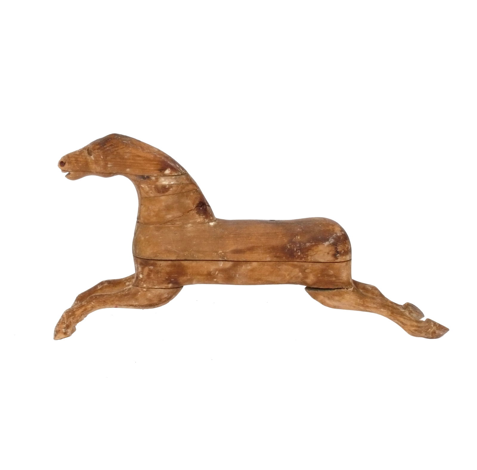 Antique Wood Horse Sculpture Estate of Fritz Scholder Donna Fuller (1 of 8)