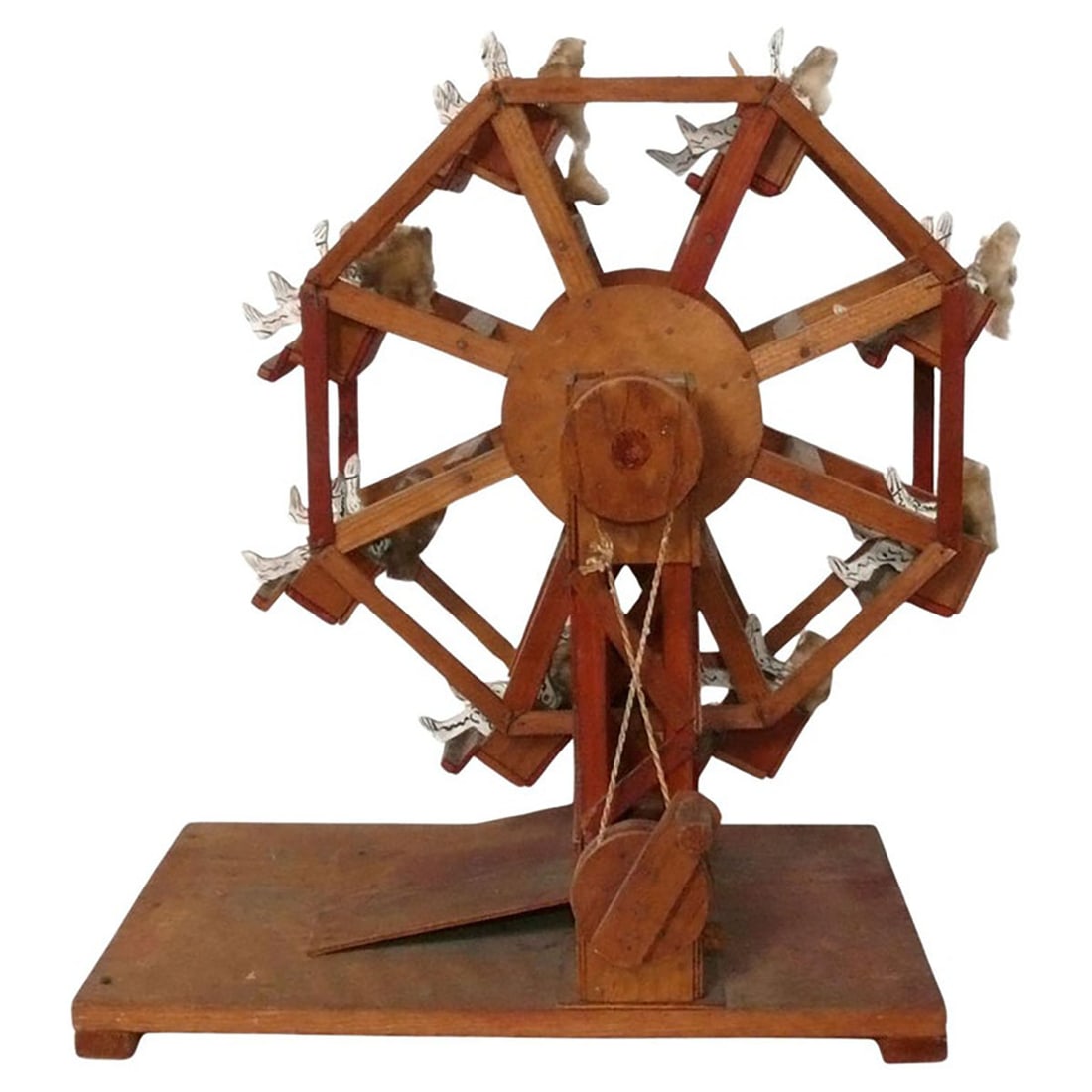 Mexican Day of The Dead Skeletons Ferris Wheel Folk Art Estate of Fritz Scholder Donna Fuller (1 of 6)