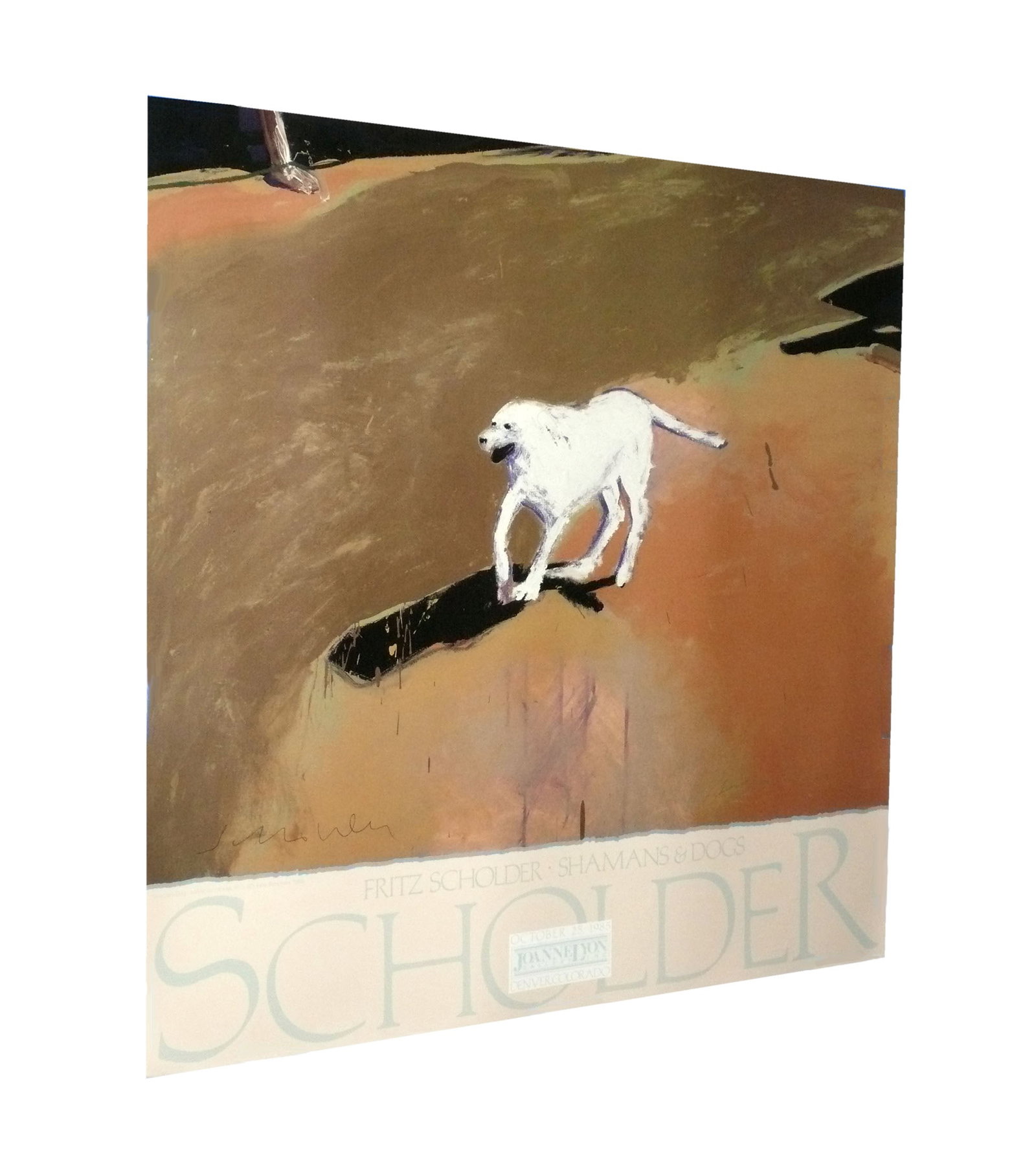 Fritz Scholder Gallery Exhibition Poster, Signed by Artist (1 of 3)