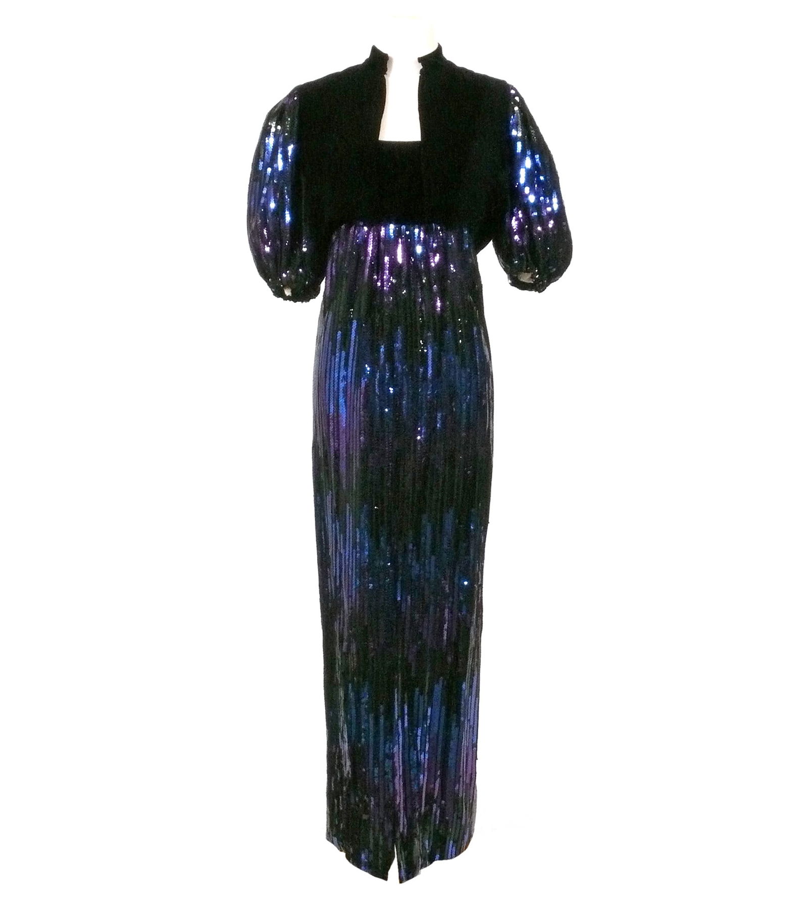 Vintage Sequin and Velvet Dress and Jacket Set From The Estate of Phyllis Newman (1 of 8)