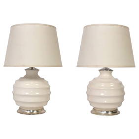 Pair of Christopher Spitzmiller Lamps from The Carlyle Hotel (1 of 5)