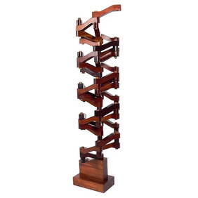 Igor Givotovsky Abstract Wood Totem Sculpture 74" (1 of 5)