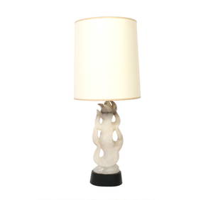 Maurizio Tempestini Sculptural Alabaster Lamp Italian Mid Century Modern (1 of 4)